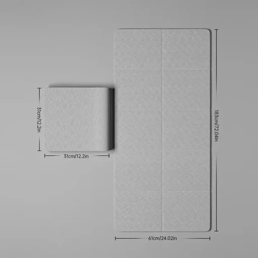 Eco-Friendly TPE Travel Yoga Mat: Foldable, Non-Slip, Lightweight - Image 7