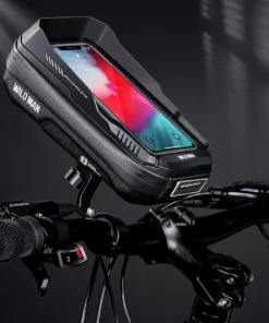 Handlebar Phone Holder Bag with Touch Screen