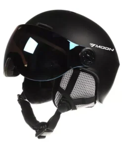 Winter Sports Ski Helmet with Integrated Visor and Adjustable Comfort
