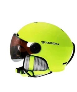 Winter Sports Ski Helmet with Integrated Visor and Adjustable Comfort
