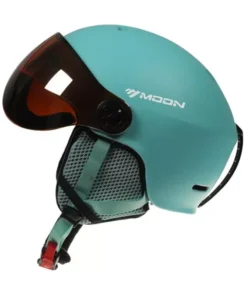 Winter Sports Ski Helmet with Integrated Visor and Adjustable Comfort