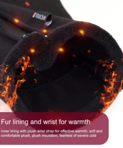 Touch Screen USB Heated Gloves for Winter Sports and Outdoor Activities