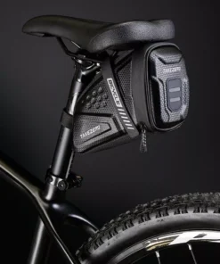 Waterproof Mountain Bike Saddle Bag with Reflective Design and Hardshell Protection
