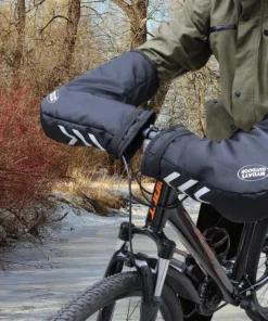 Reflective Winter Cycling Handle Gloves