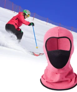 Winter Velvet Warm Breathable Ski Hood with Visor – Unisex Outdoor Cold Weather Gear