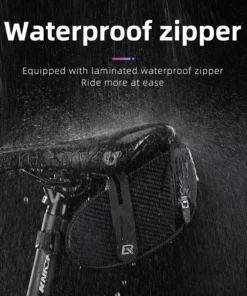 Waterproof Cycling Tail Bag with Reflective Strips and Expandable Capacity