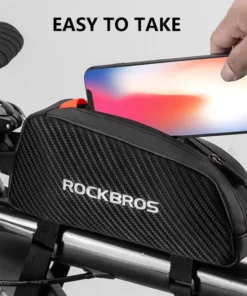 Compact Reflective Cycling Handlebar Bag