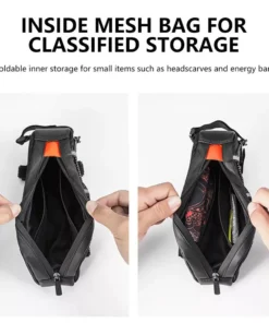Compact Reflective Cycling Handlebar Bag
