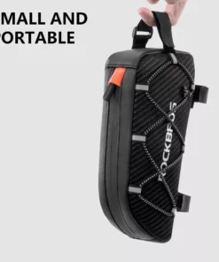 Compact Reflective Cycling Handlebar Bag