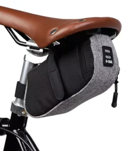 Compact High-Visibility Cycling Saddle Bag: Durable, Reflective, & Spacious