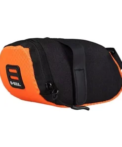 Compact High-Visibility Cycling Saddle Bag: Durable, Reflective, & Spacious