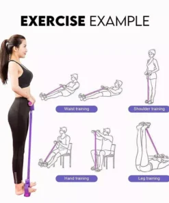 Multifunctional Pedal Resistance Band for Full-Body Toning