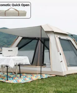 Instant Setup 5-8 Person Waterproof Camping Tent with Carry Bag