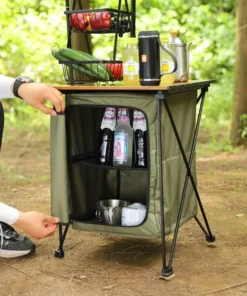 Compact 2-in-1 Outdoor Folding Table & Storage Box