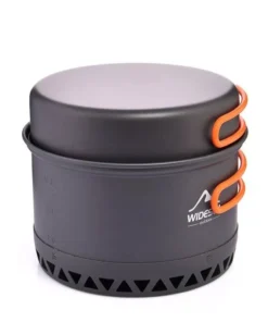 Outdoor Camping Cookware Set 2.3L, Lightweight Aluminum Pots for Hiking and Travel