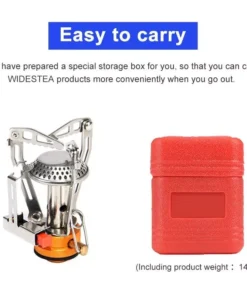 Portable Titanium Gas Stove for Outdoor Adventure – Lightweight, Durable, & Compact