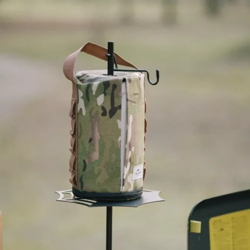Compact Camouflage Outdoor Tissue Box – Portable, Durable, and Versatile for Camping