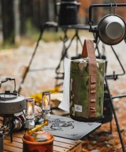 Compact Camouflage Outdoor Tissue Box – Portable, Durable, and Versatile for Camping