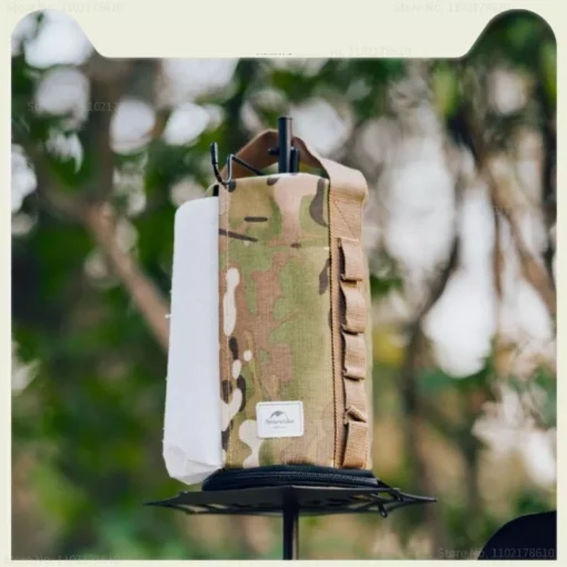 Compact Camouflage Outdoor Tissue Box – Portable, Durable, and Versatile for Camping