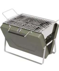 Compact Stainless Steel Folding Brazier Grill – Perfect for Camping and Outdoor BBQ
