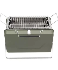 Compact Stainless Steel Folding Brazier Grill – Perfect for Camping and Outdoor BBQ