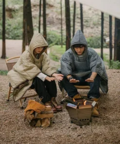 Portable Cloak-Style Thermal Sleeping Bag for Camping & Hiking
