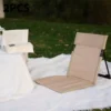 Compact Foldable Beach & Camping Chair with Cushioned Backrest