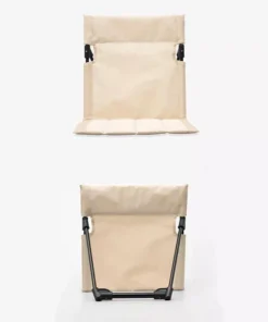 Compact Foldable Beach & Camping Chair with Cushioned Backrest