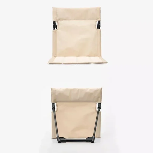 Compact Foldable Beach & Camping Chair with Cushioned Backrest