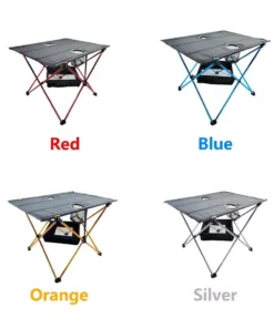 Ultra-Light Folding Outdoor Picnic Table Set with Aluminum Alloy Frame