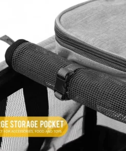 Mesh Dog Carrier with Wheels