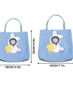 Stylish Canvas Pet Travel Tote for Cats & Small Dogs