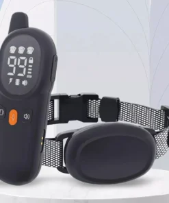 Rechargeable 800M Dog Training Collar with Sound, Vibration & Shock Features