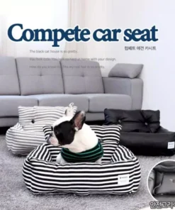 Luxury Pet Car Seat Pad with Safety Belt