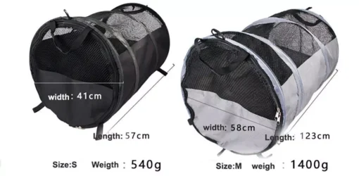 Portable Pop-Up Pet Tunnel – Breathable Dog & Cat Travel Crate