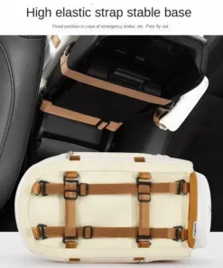 Compact Safety Car Seat for Small Dogs & Cats – Portable & Washable Travel Pet Carrier