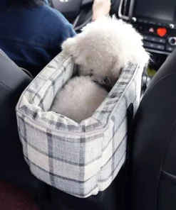 Compact Safety Car Seat for Small Pets – Portable & Washable Travel Carrier