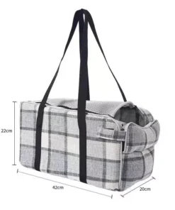 Compact Safety Car Seat for Small Pets – Portable & Washable Travel Carrier