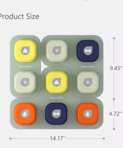 Interactive Dog Communication Button with Non-Skid Mat