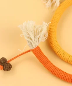Interactive Cotton Rope Cat Teaser Toy Durable & Catnip-Scented