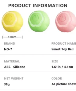 Interactive Magic Rolling Ball: Electric Toy for Indoor Cats