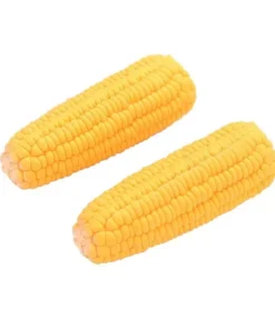 Durable Corn-Shaped Squeaky Latex Toy for Small Dogs – Ideal for Chewing & Training