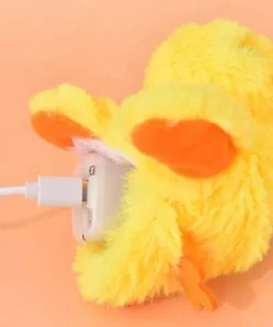 Interactive Electric Duck Toy for Cats: Flapping, Rechargeable, Bite-Resistant