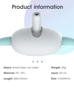 USB Rechargeable Interactive Laser Cat Collar