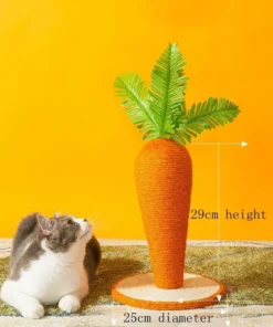 Delightful Carrot Sisal Cat Scratching Post