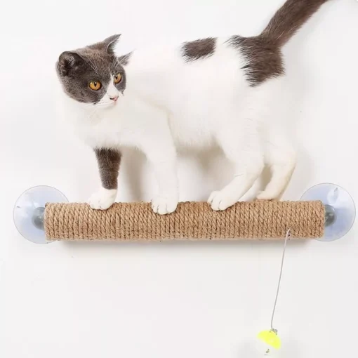 Deluxe Window-Mount Cat Scratcher