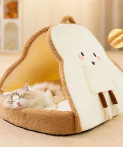 Winter Plush Cat Tent