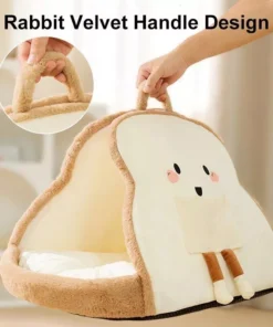 Winter Plush Cat Tent