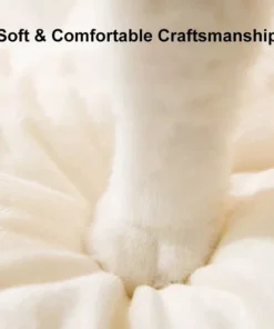 Winter Plush Cat Tent