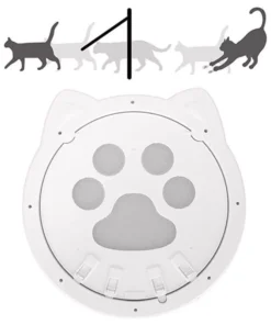 Magnetic Self-Closing Pet Screen Door for Cats and Small Dogs – Lockable and Easy to Install